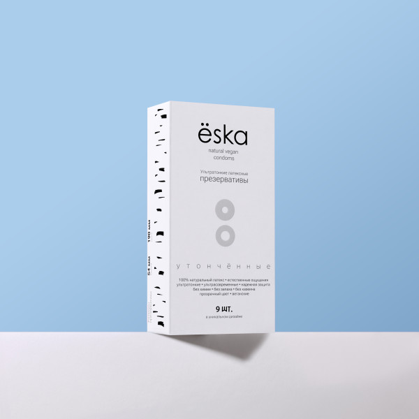 Ультратонкие латексные презервативы, ёska 