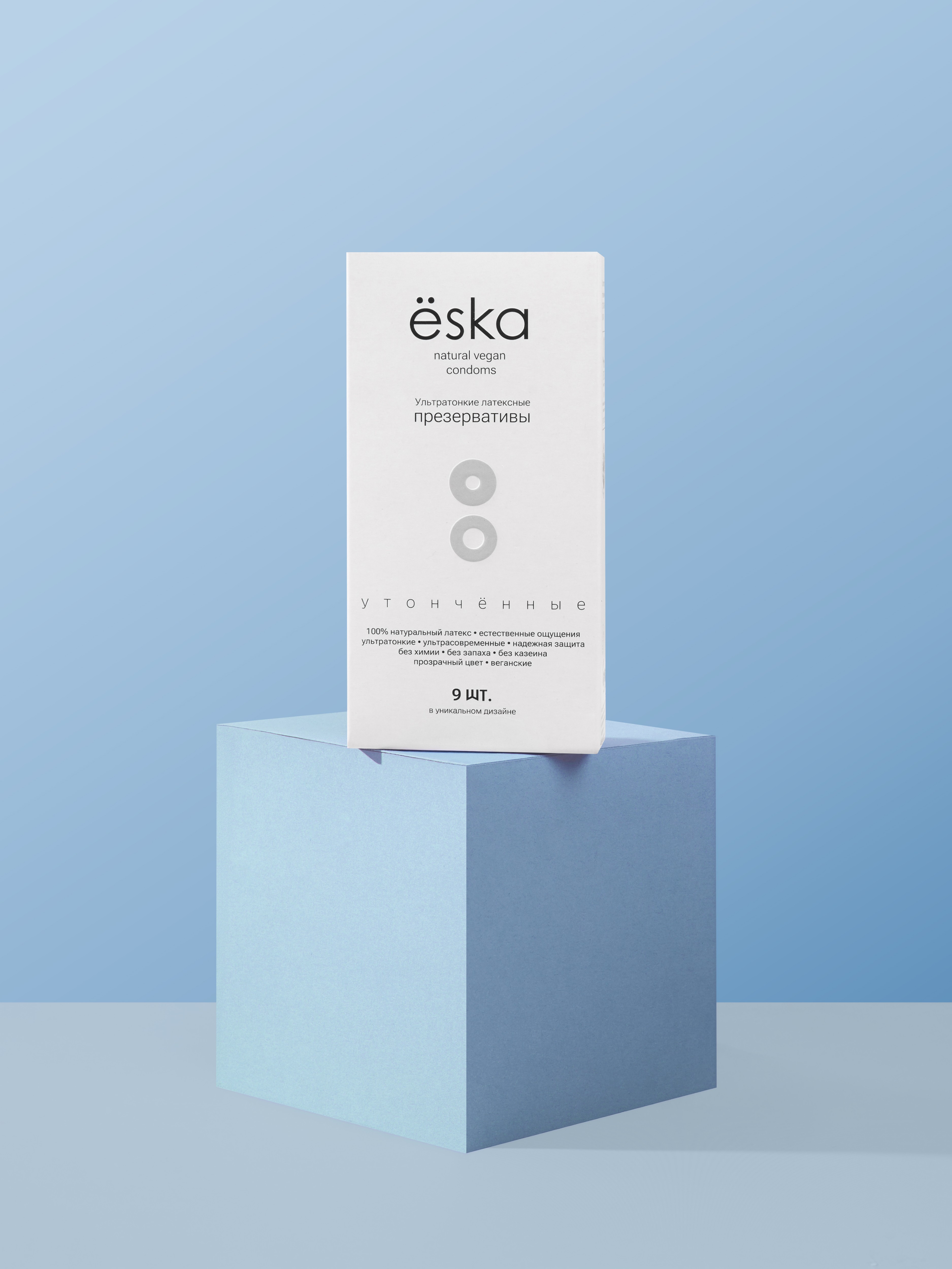 Ультратонкие латексные презервативы, ёska 