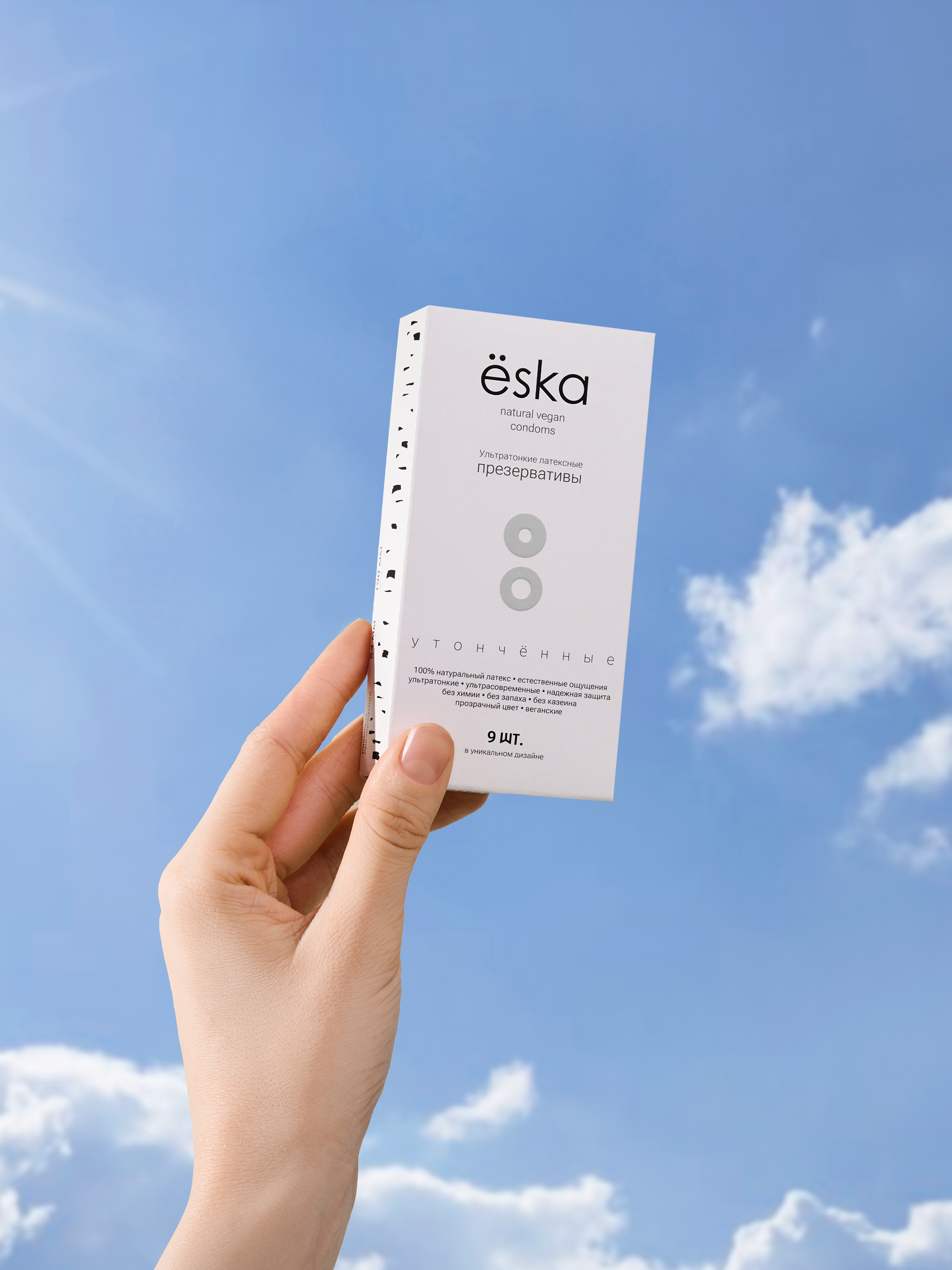 Ультратонкие латексные презервативы, ёska 