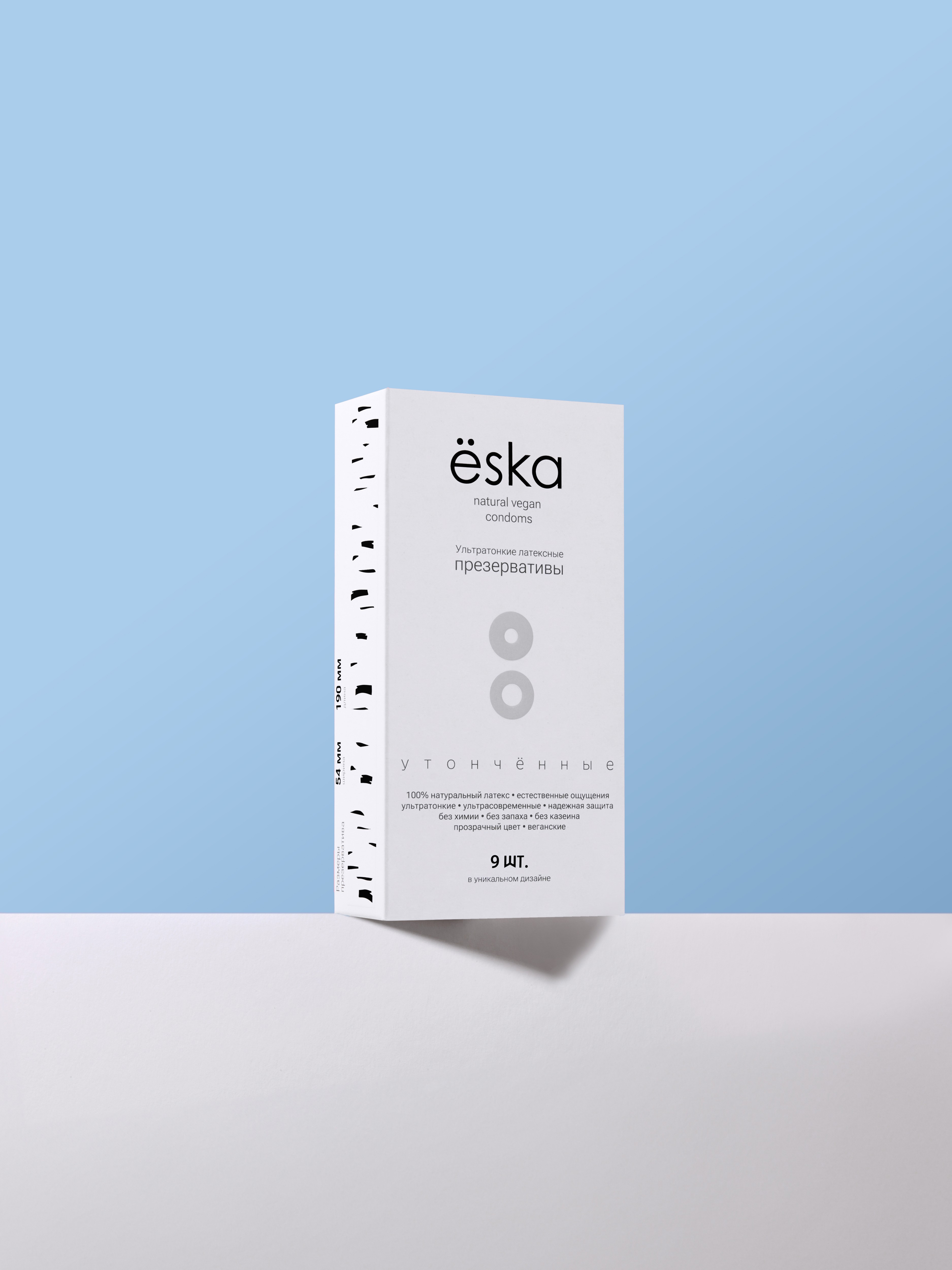 Ультратонкие латексные презервативы, ёska 